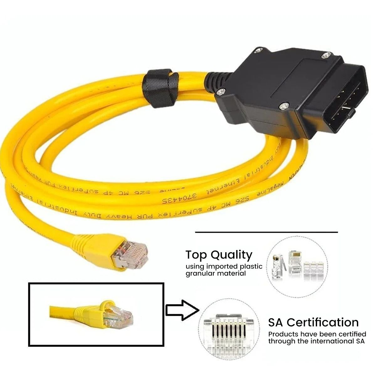 Ethernet to OBD Interface Cable BMW ENET Coding Tool