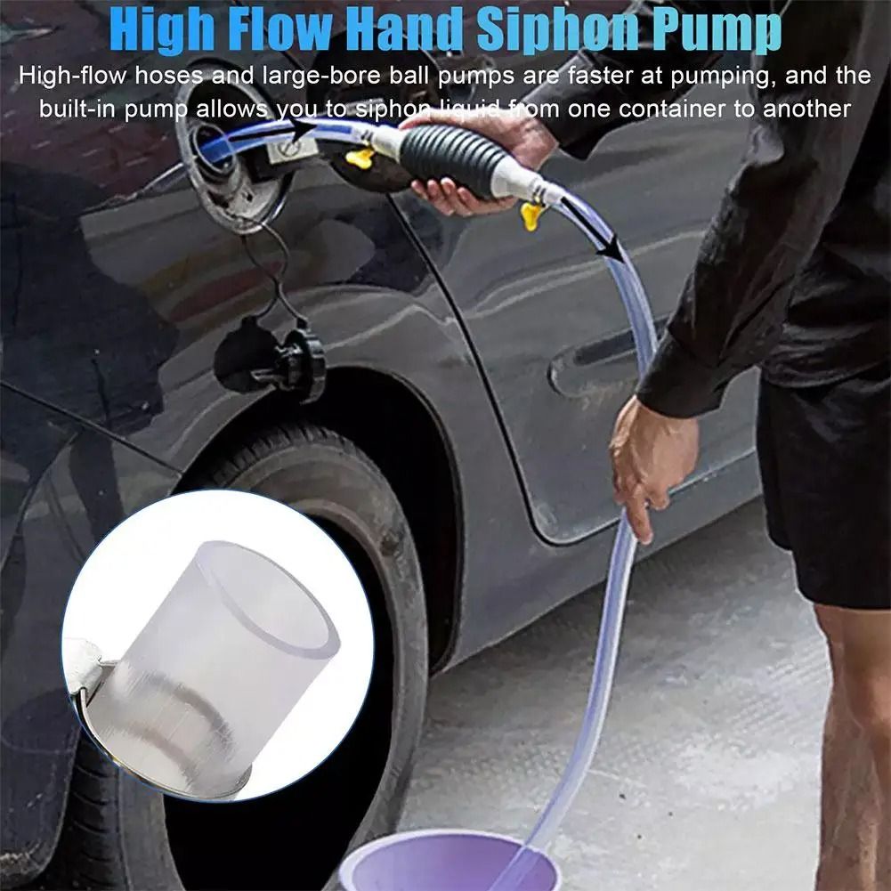 High-Flow Manual Siphon & Fluid Transfer Pump
