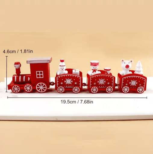 Festive Christmas Train Ornament Merry Christmas Tree Decoration for Kids