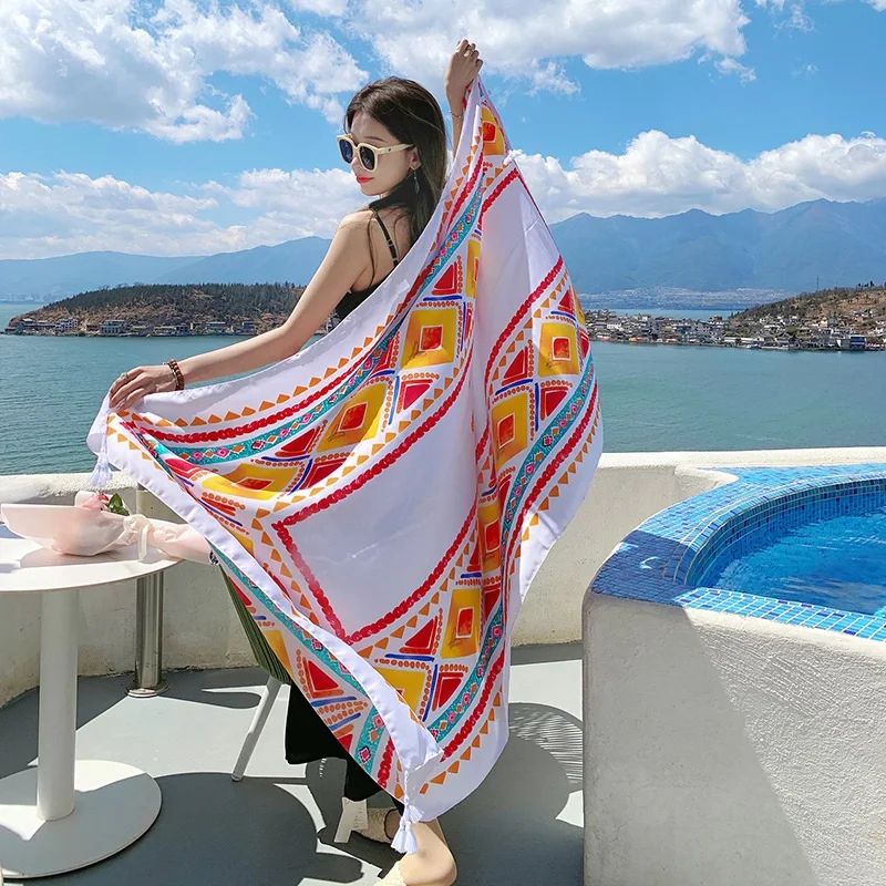 Large Beach Sarong Shawl Wrap Scarf
