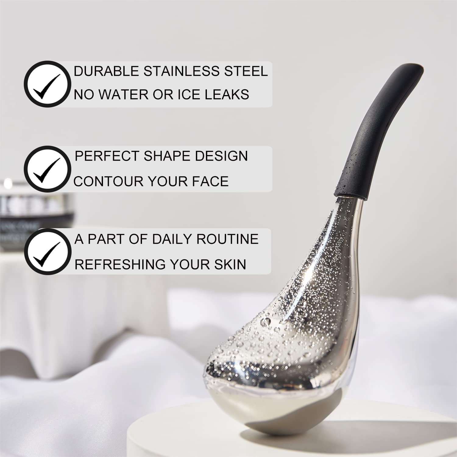 Stainless hookup product mapping Ice Globes Facial Cooling Roller Cryo Sticks for Depuffing Eyes and Sculpted Skin