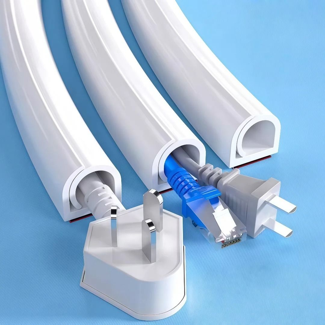 Paintable Wall Cable Concealer Cord Management Raceway