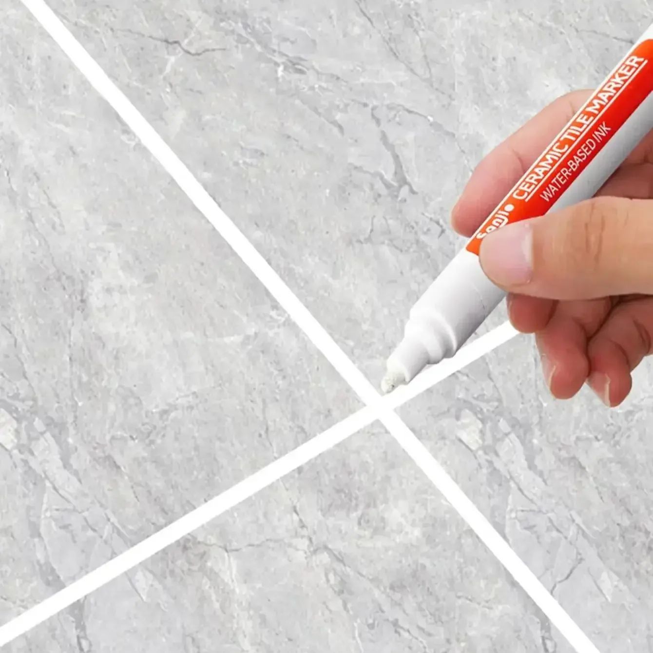 Waterproof Tile Grout Repair Pen – Anti-Mildew Ceramic Gap Whitening Marker