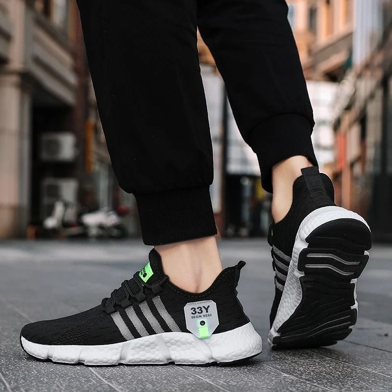 Mens Breathable Mesh Lightweight Walking and Running Sneakers