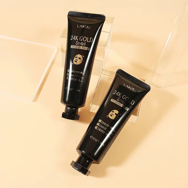 RadiantGold Sakura Peel-Off Mask – 24K Gold Anti-Wrinkle & Blackhead-Removal Treatment