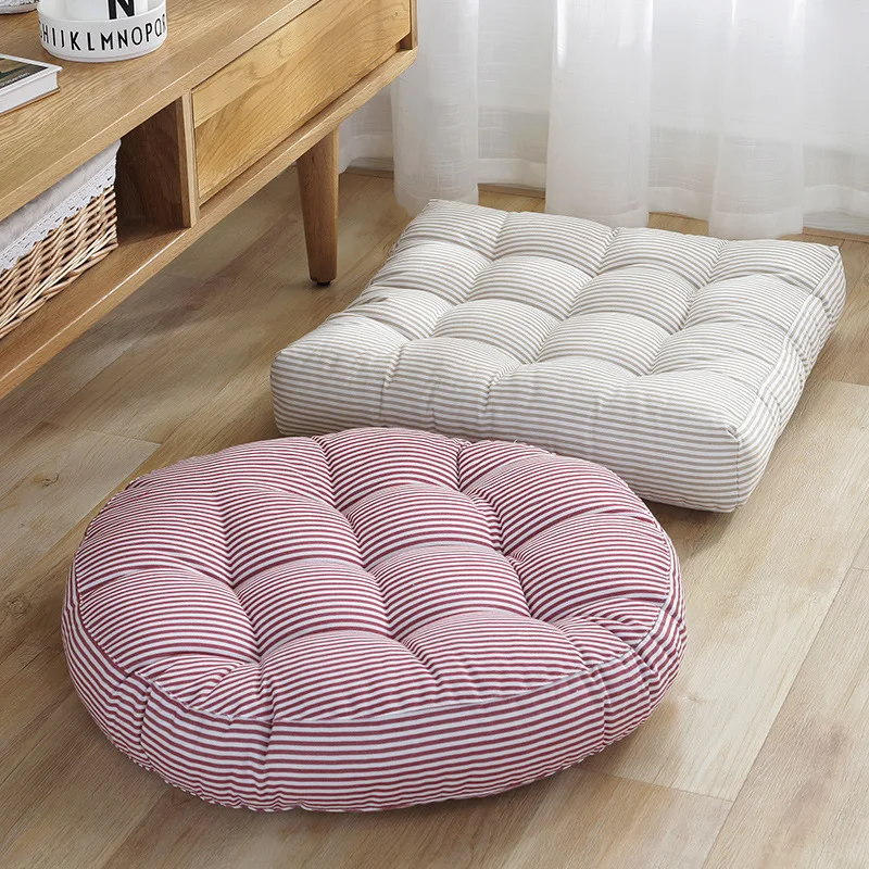 Office Chair Cushion Tatami Meditation Round Soft Cushion Sofa Throw Pillows Yoga Floor Mat Seat
