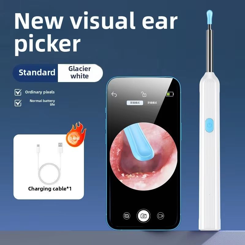 Smart Visual Ear Sticks Otoscope – Mini Camera Ear Wax Removal & Health Care Tool