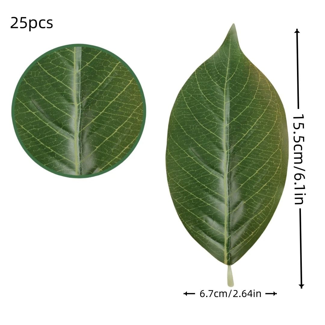 Botanical Narrative Sculpture – High-Definition Magnolia Leaf Architectural Set