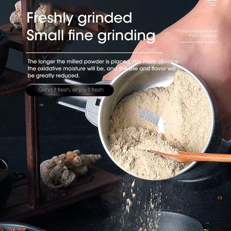400W Electric Coffee Grinder Multifunctional Stainless Steel Spice and Grain Grinder