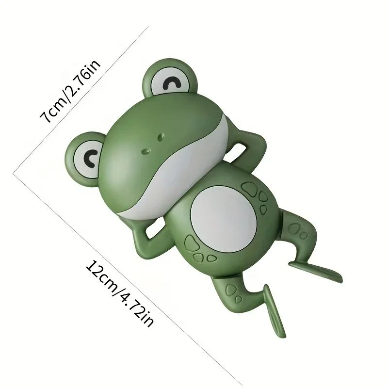 Clockwork Frog Bath Toys for Toddlers – Interactive Bath Toys for Toddlers with Water-Powered Movement