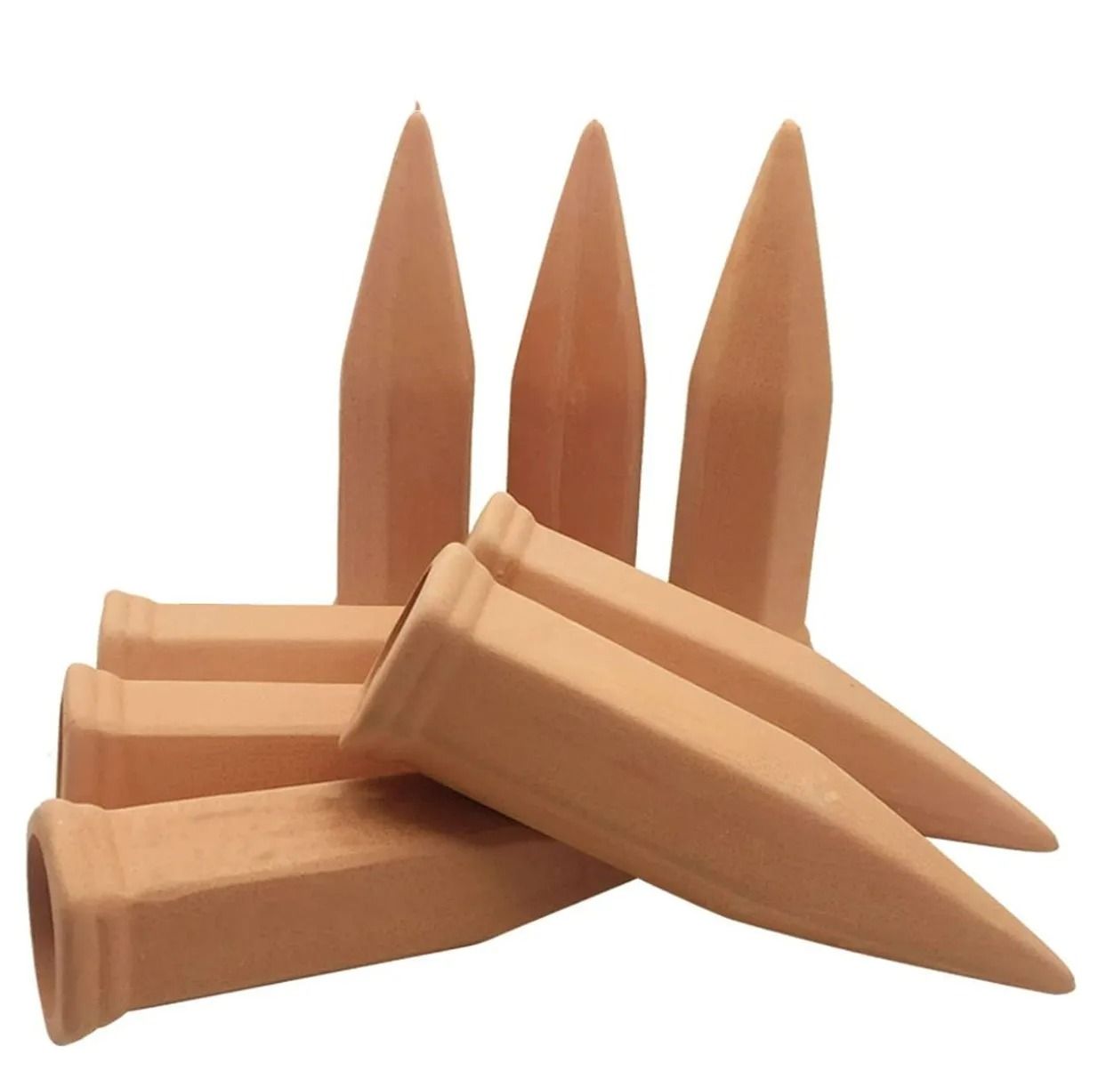 2-Pack Terracotta Self-Watering Stakes Automatic Irrigation System for Indoor and Outdoor Plants