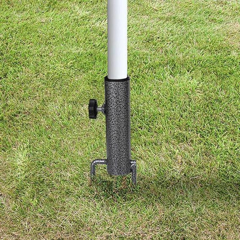 Heavy-Duty Adjustable Patio Umbrella Sand Anchor Outdoor Beach Umbrella Holder for Stability