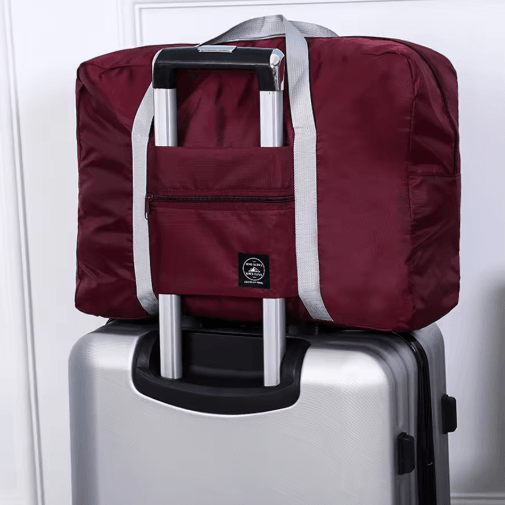 Foldable Large Capacity Travel Bag – Lightweight Carry-On Weekend Duffle Tote