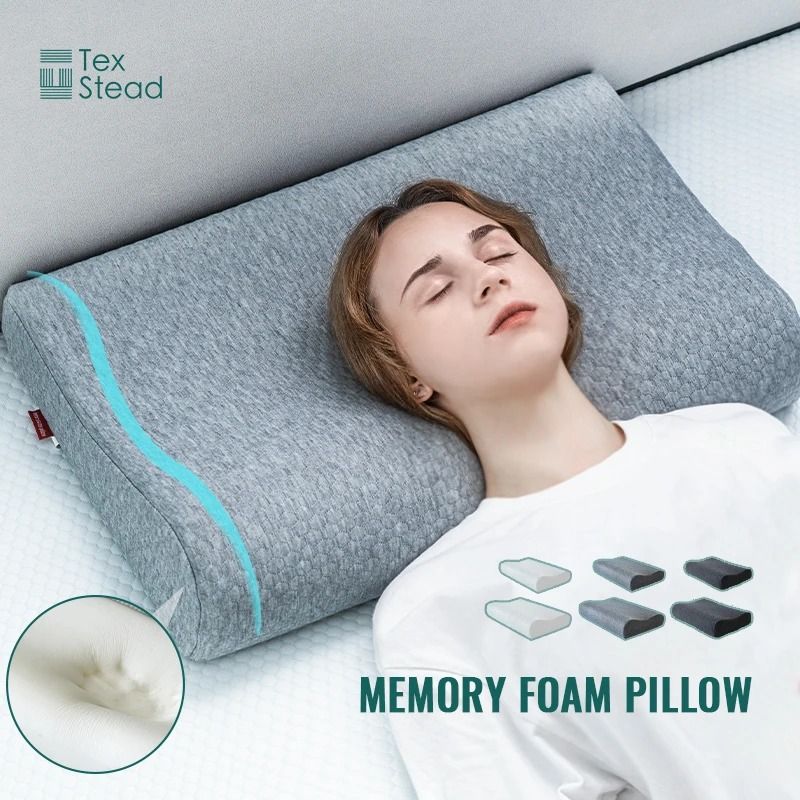 Ergonomic Contour Memory Foam Cervical Pillow