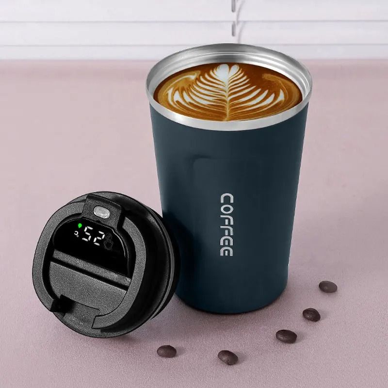 Smart Stainless Steel Tumbler with Temperature Display