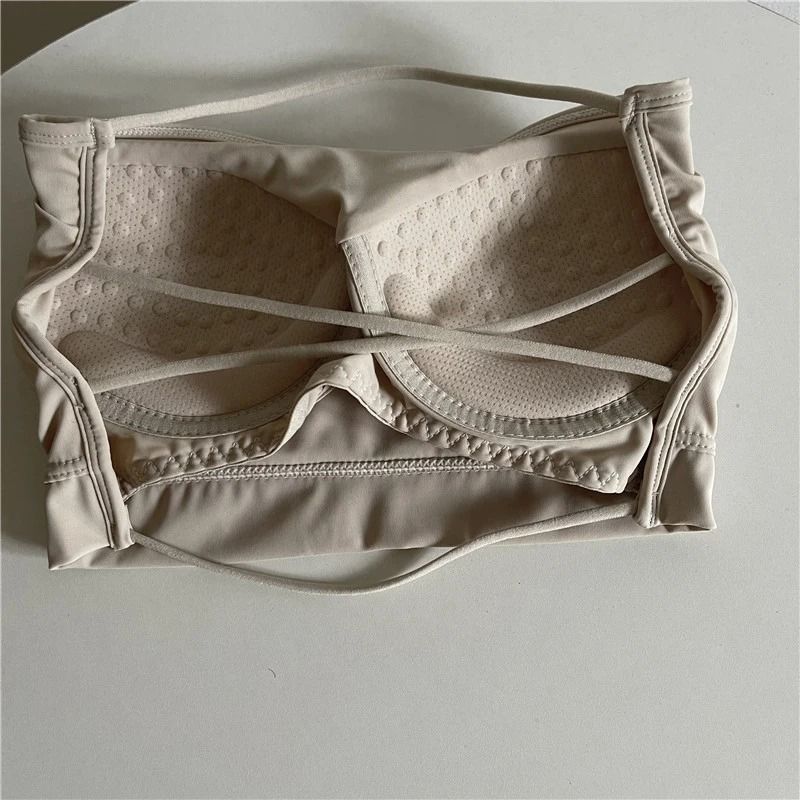 Seamless Ice Silk Tube Top - Strapless Push-Up Bralette & Lingerie