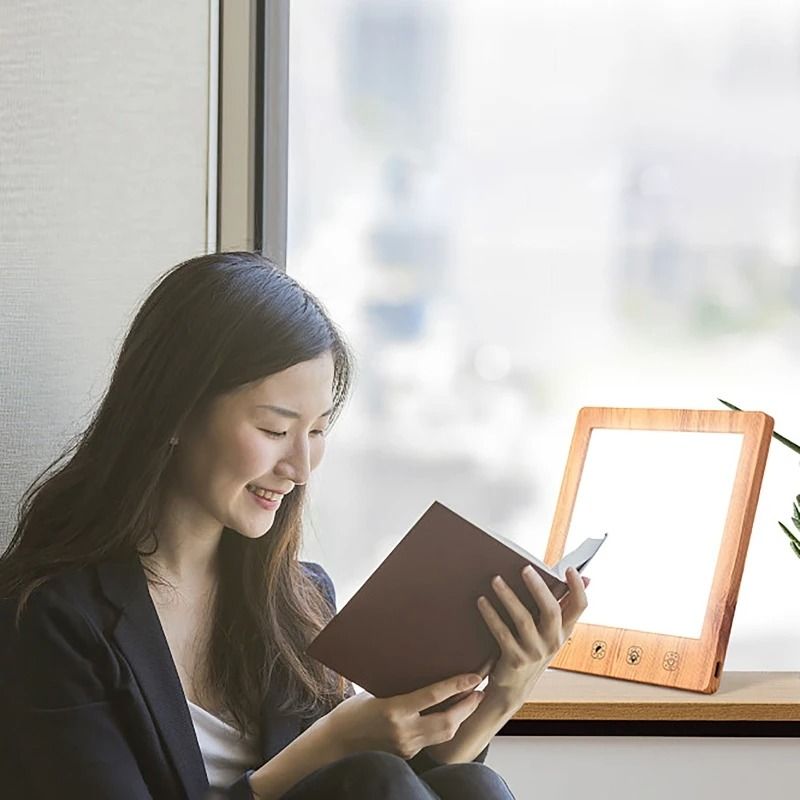 SAD Light Therapy Lamp | Smart Adjustable Sunlight Simulation Desk Lamp