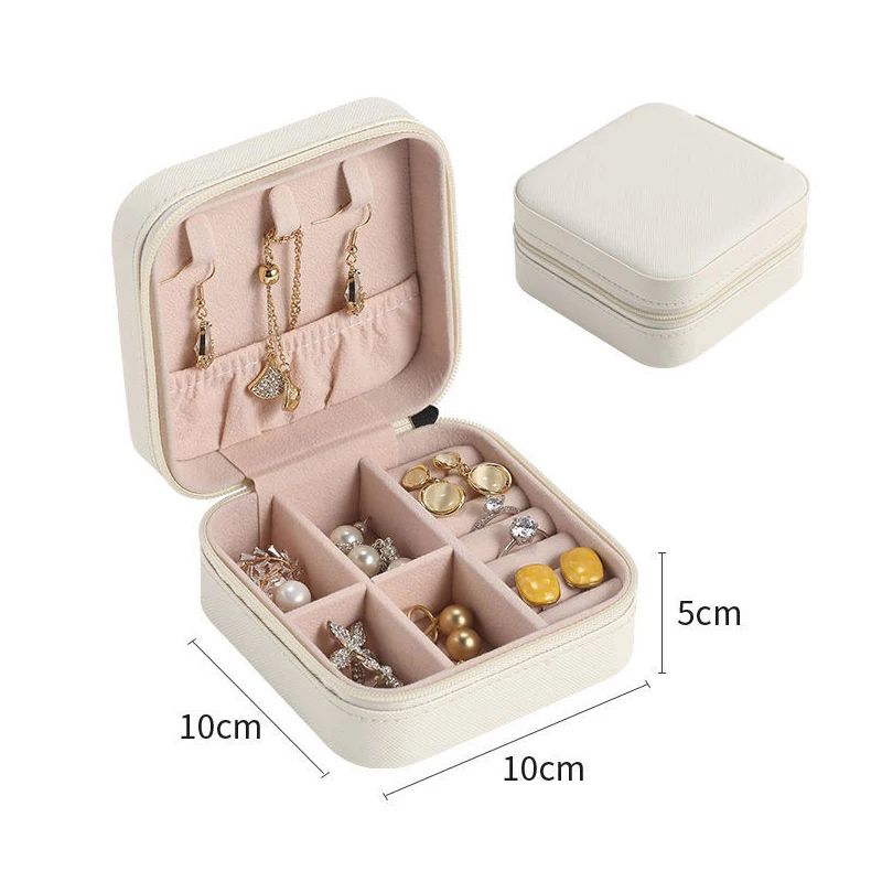 Double Layer Wooden Jewelry Box