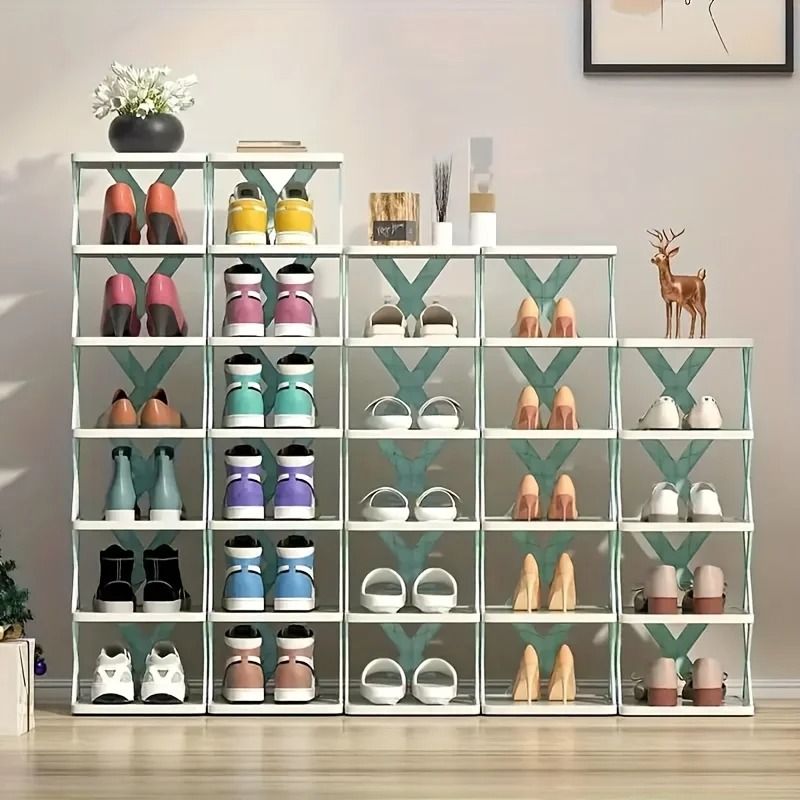 9 Layer Shoe Rack Storage Organizer Detachable Multi Tier Shelf