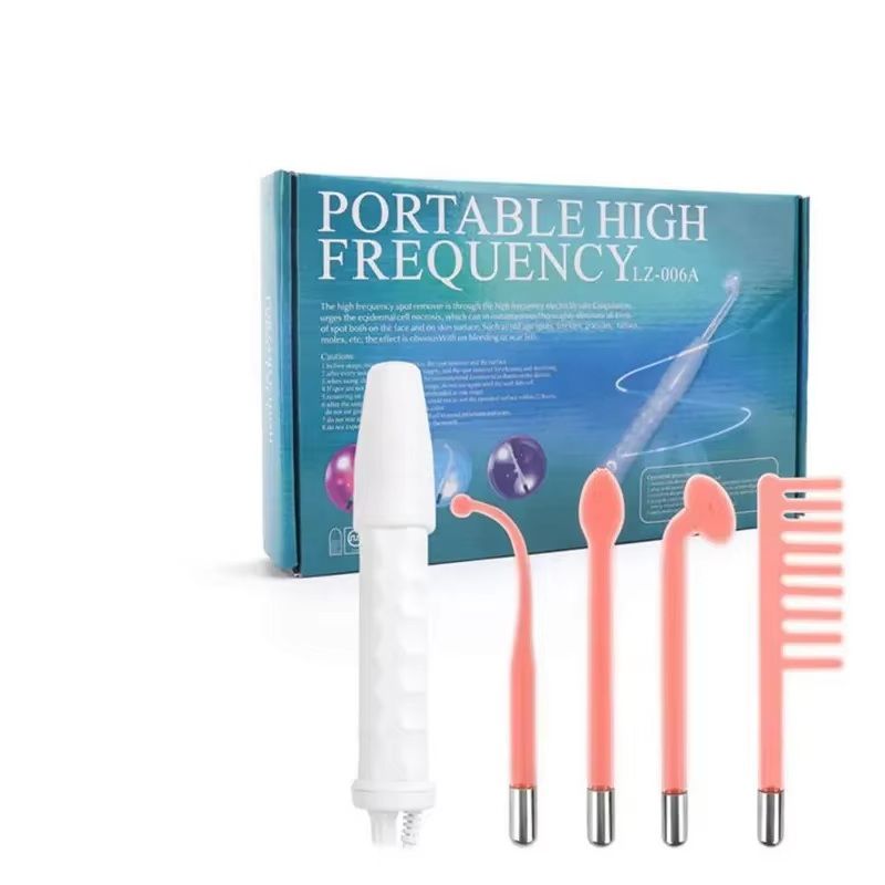 High-Frequency Facial Wand for Acne Treatment Portable Neon Wand for Skin Therapy
