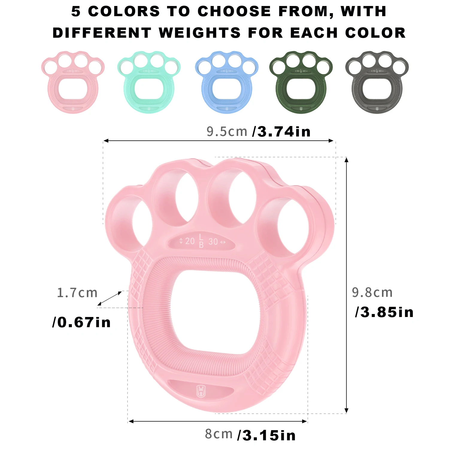 Finger Flexibility Home Sports Equipment, Hand Grip Strengthener Ring, Rehabilitation Training, Elderly & Children