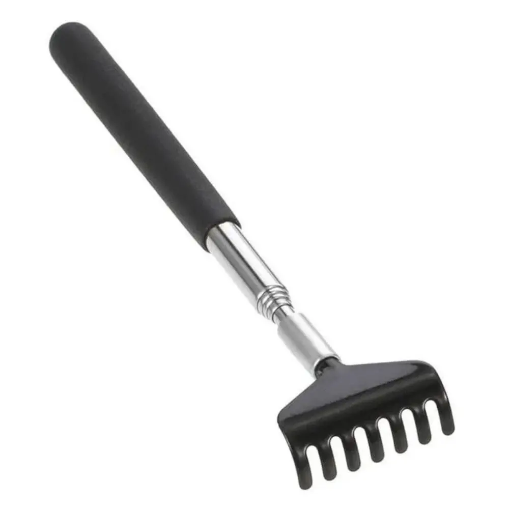 Backscratcher Massager Tool, Telescopic Stainless Steel Back Scratcher with Carrying Bag
