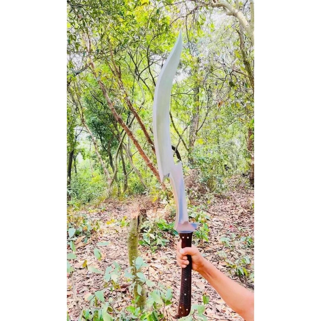 Custom Handmade Tactical Sword Full Tang Viking Sword Carbon Steel Hunting Sword