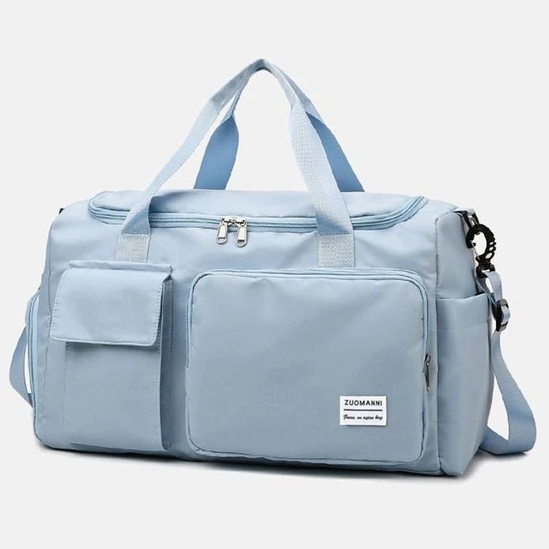 UNIXINU Carry On Travel Duffle Bag Large Capacity with Shoe Compartment