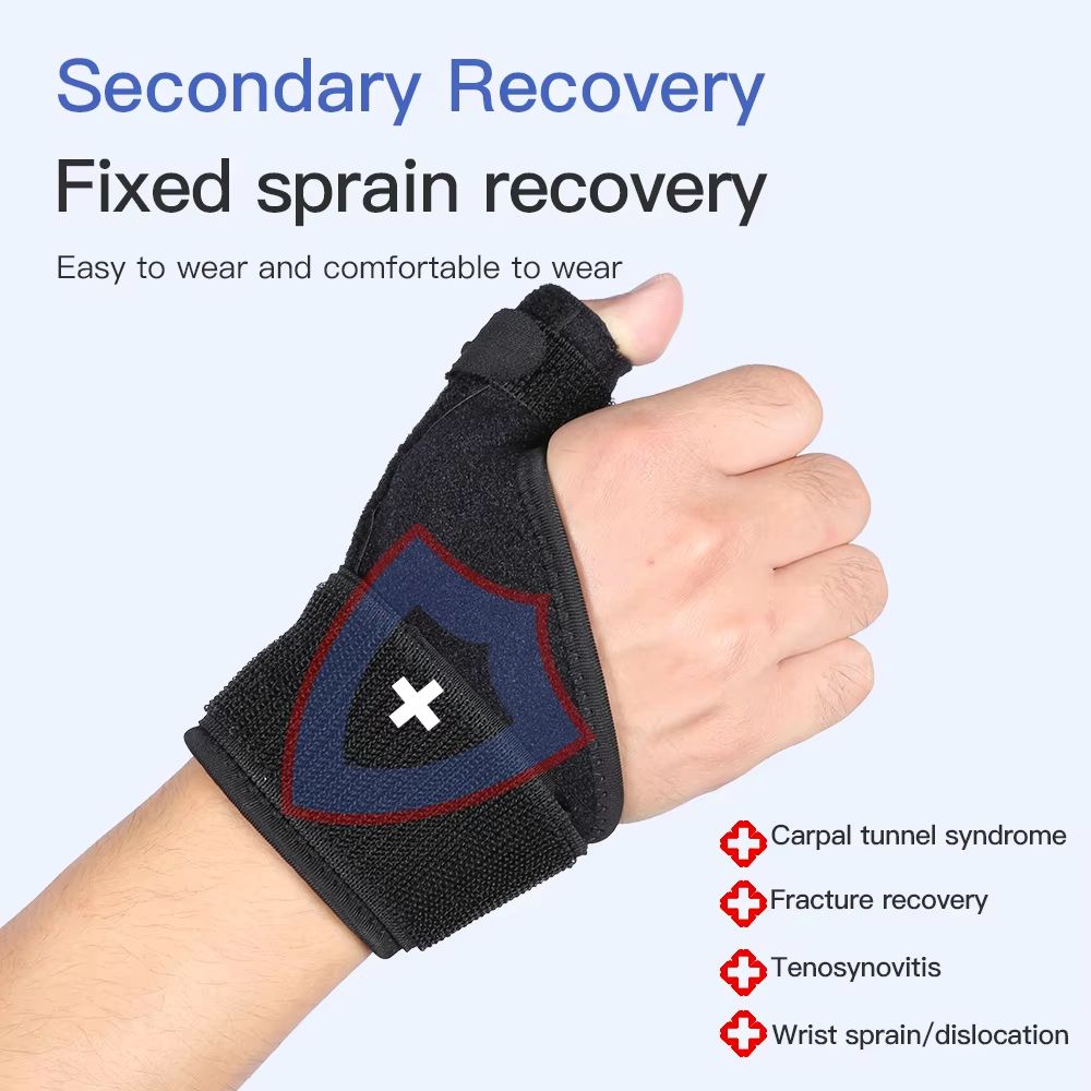 Flexible Thumb Spica Brace with Splint – Arthritis & Tendonitis Pain Relief for Both Hands