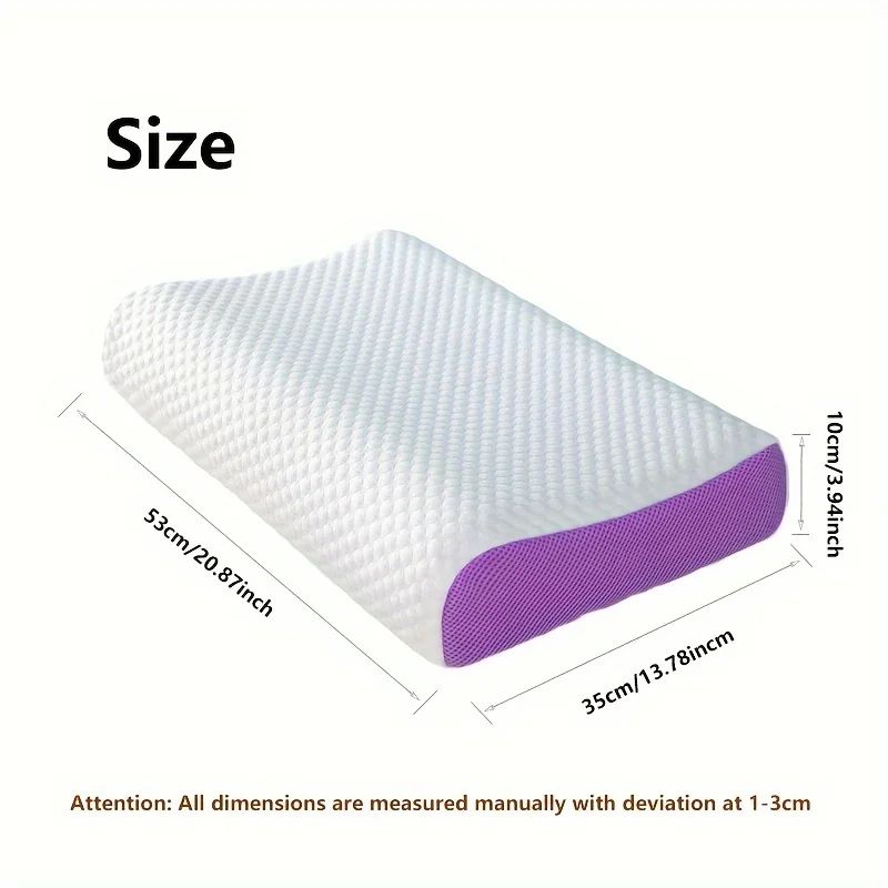 Breathable Air Layer TPE Memory Pillow with Washable Cover