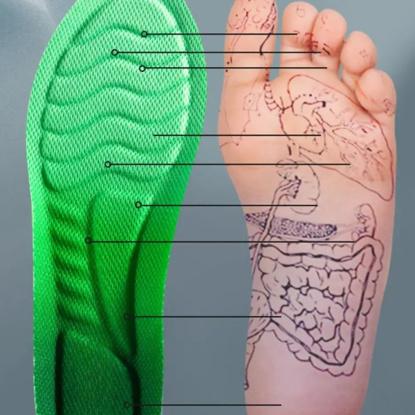 Sport Insoles Cushion PU High Stretch Shock Resistant Anti bacterial Breathable Insoles for Comfortable Shoes