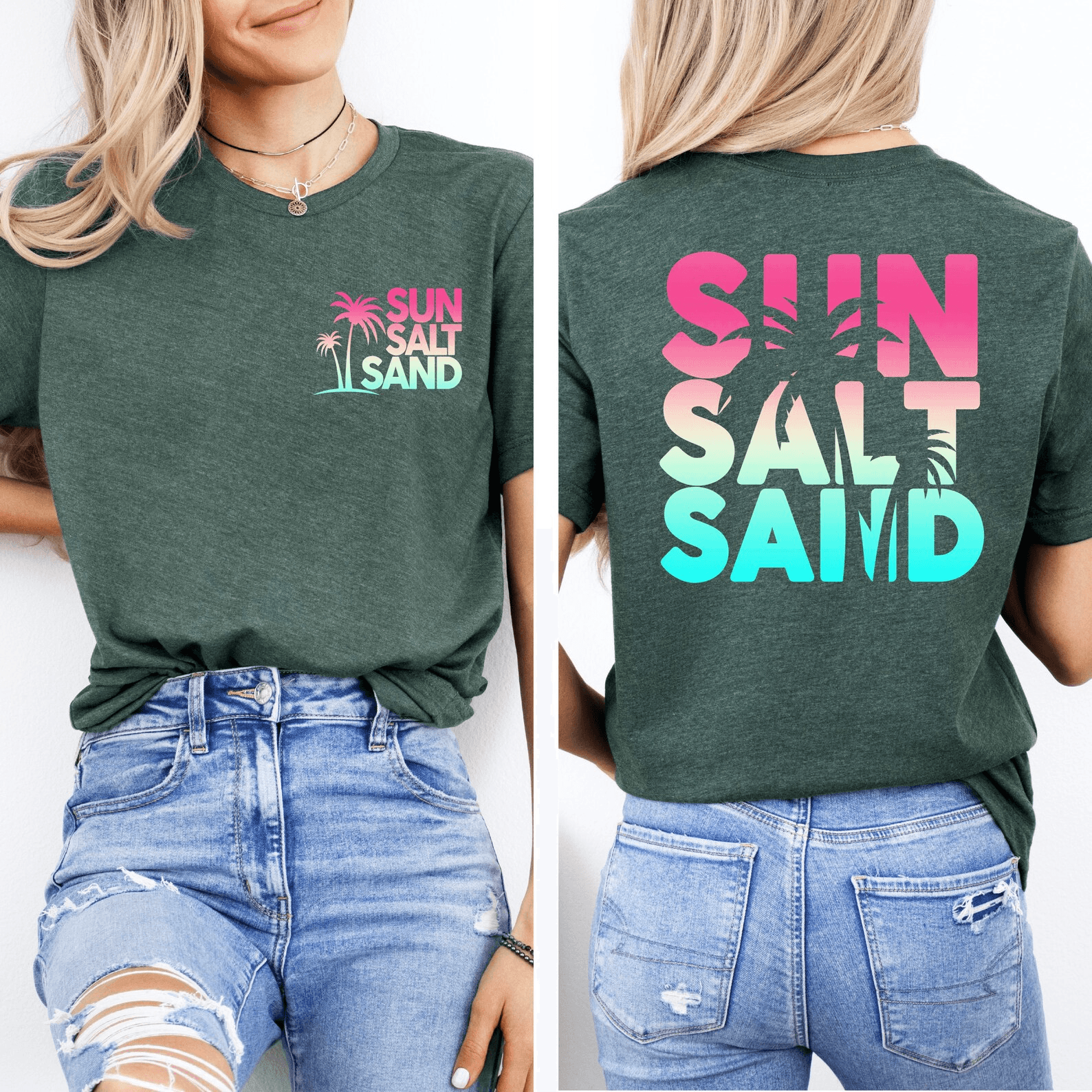 Sun Sand Salt Oversized Beach Shirt Women