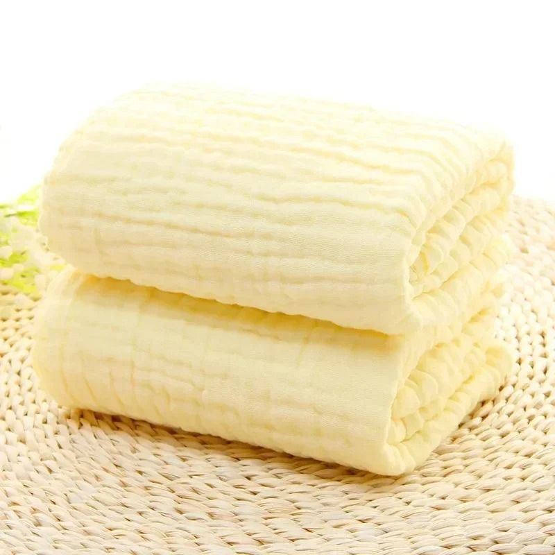 Pure Cotton 6 Layer Bubble Baby Bath Towel 105x105cm Kids Swaddle Wrap and Muslin Bedding