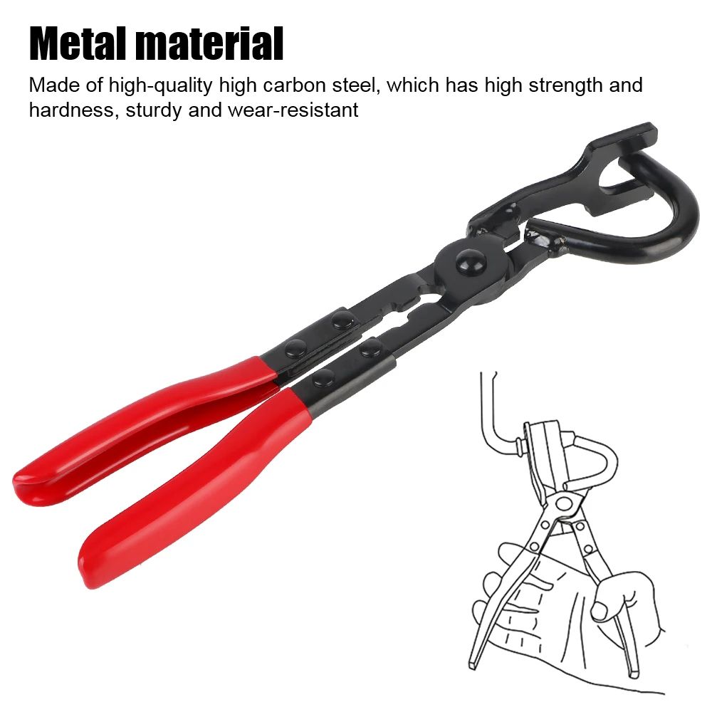 Exhaust Hanger Removal Tool Heavy Duty Plier for Car Exhaust Pipe Rubber Pad Gasket Removal Garage Tools for Auto Repair