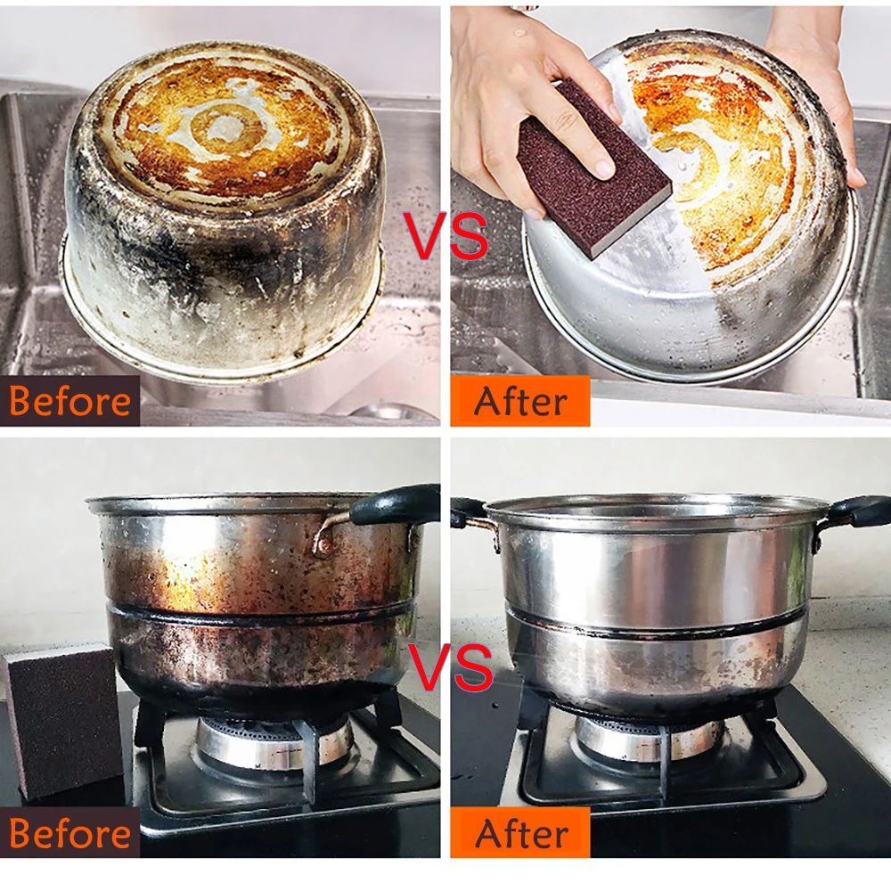 Magic Melamine Kitchen Cleaning Sponge Brush