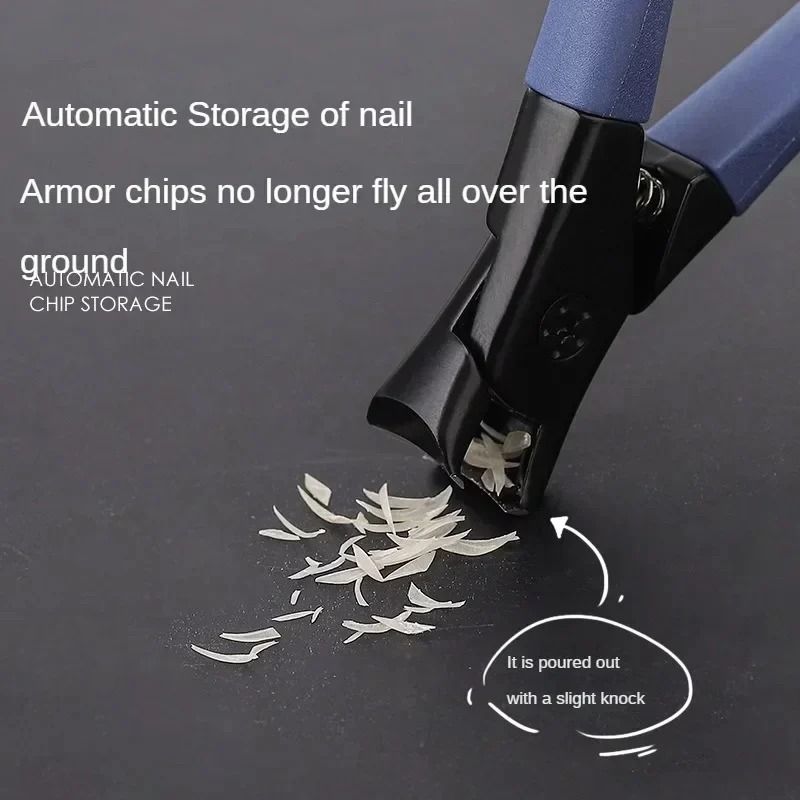 Anti Splash Nail Clippers For Thick And Hard Nails With Large Ergonomic Design