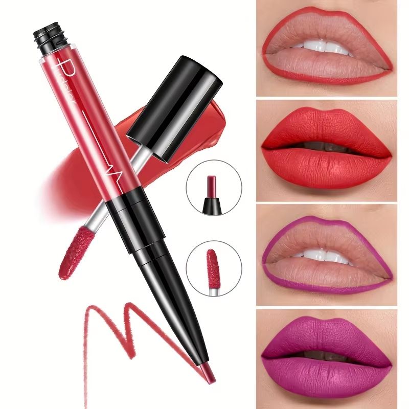 Ultra-Precise Waterproof High Pigment Lip Liner - Smooth, Sweatproof, Long-Lasting Lip Contour Pencil