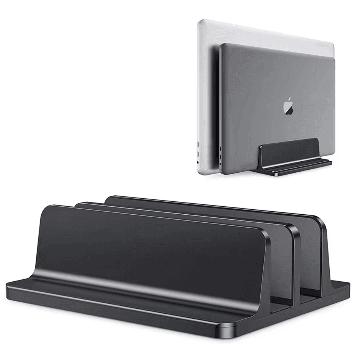Adjustable Aluminium Vertical Laptop Stand Portable Notebook Support Holder