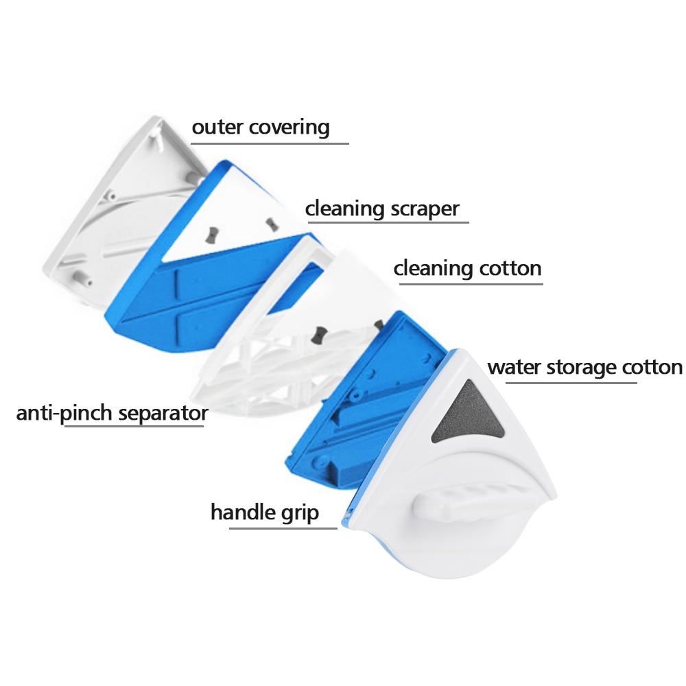 Glass Cleaner Magnetic Brush