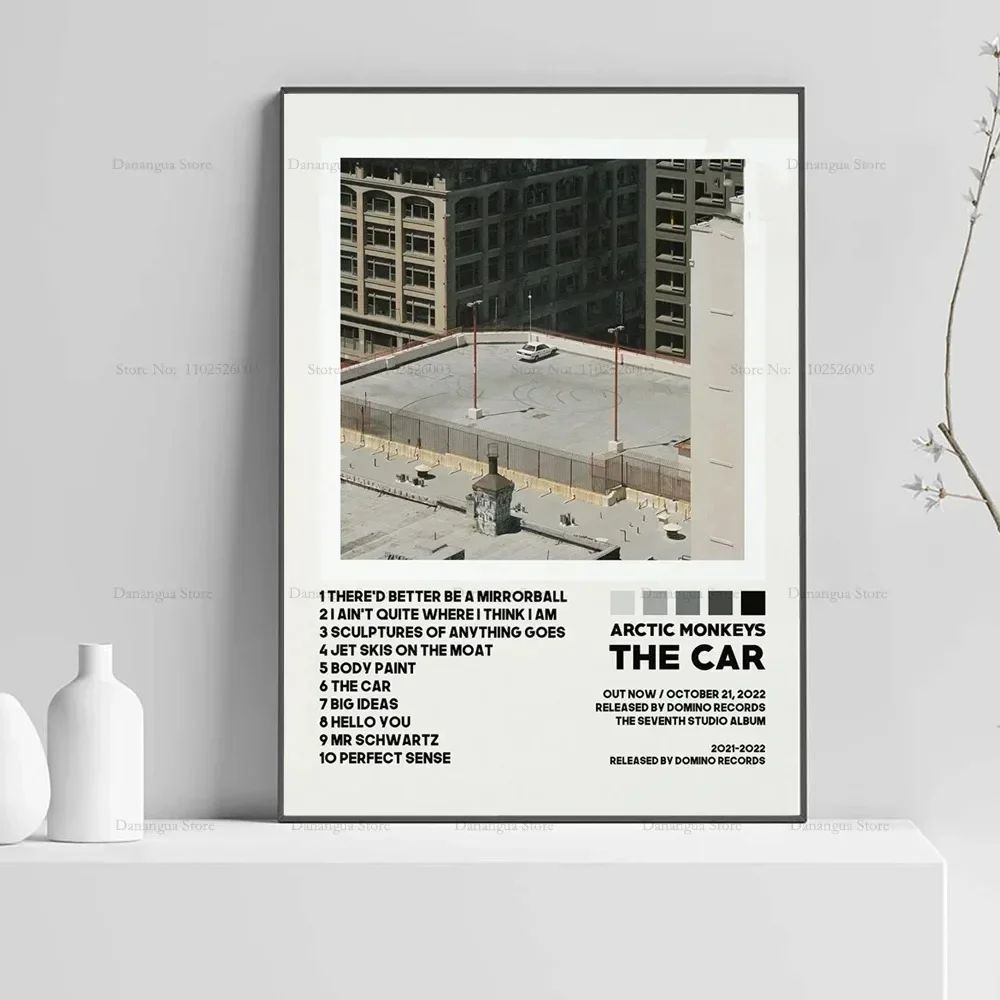 Arctic Monkeys Album Cover Canvas Wall Art – Favourite Worst Nightmare & The Car Poster Print Decor
