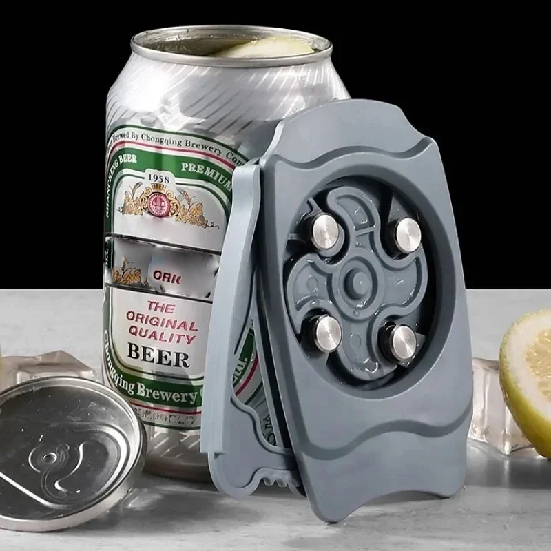 Quick Can Cap Cutter, Multifunctional Beer Opener, Portable Household Gadgets for Party Bars