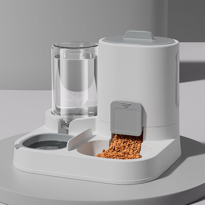 Automatic Gravity Fed Cat Water Dispenser Spill-Proof, Large Capacity, One-Piece Design