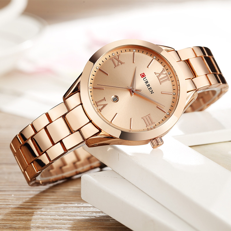 Luxury Womens Stainless Steel Watch Elegant Simple and Stylish Wristwatch for Business and Casual Wear