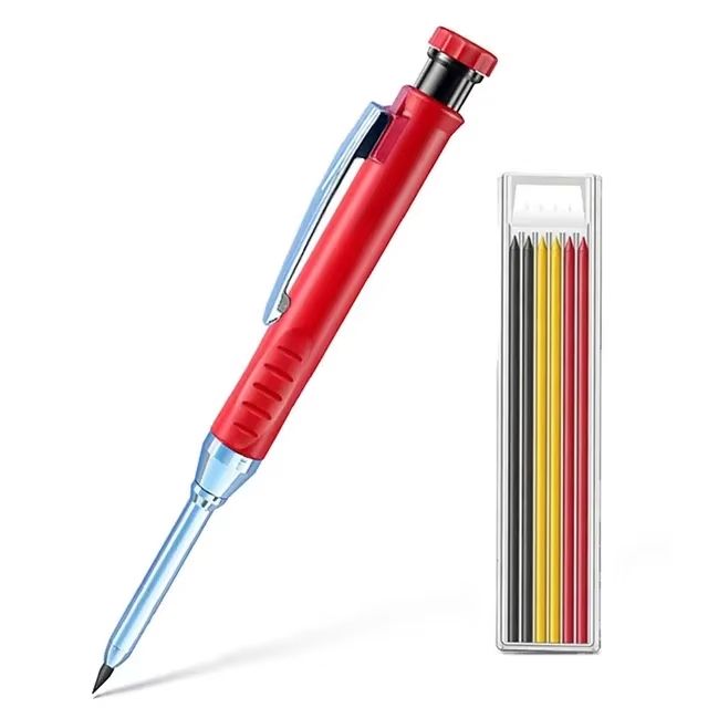 ProMark 2-Piece 2.8 mm Mechanical Carpenter Pencil Set with Sharpener