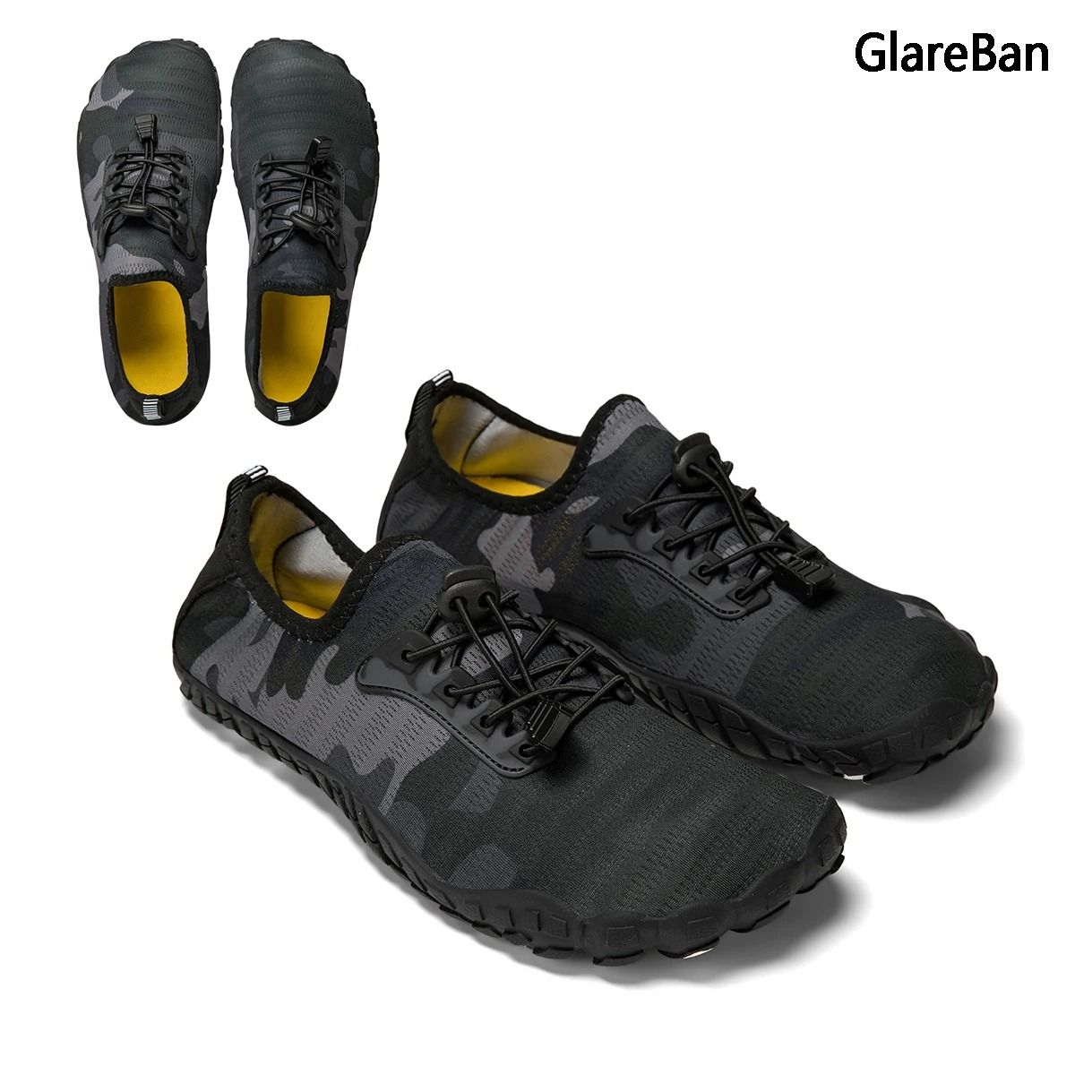 Camo Quick Drying Aqua Shoes for Men and Women Lightweight Barefoot Water Sneakers