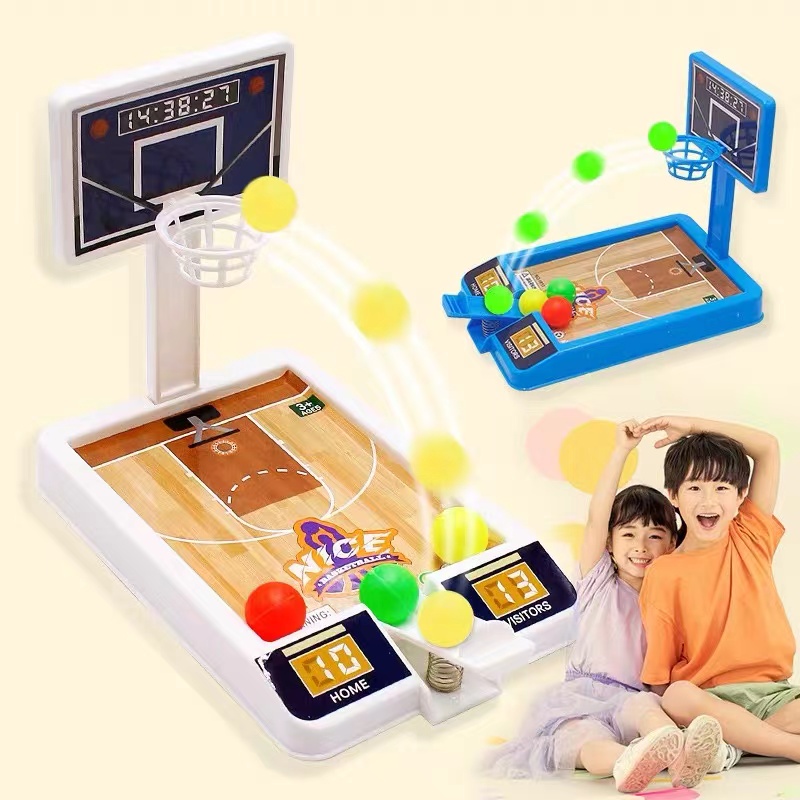 Tabletop Basketball Game Mini Basketball Desk Toy for Kids and Adults
