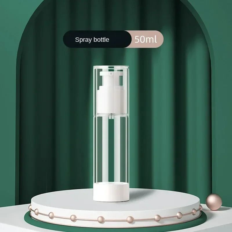 Airless Travel Pump Bottle Set – Refillable Cosmetic Cream & Lotion Dispenser (15ml/30ml/50ml)