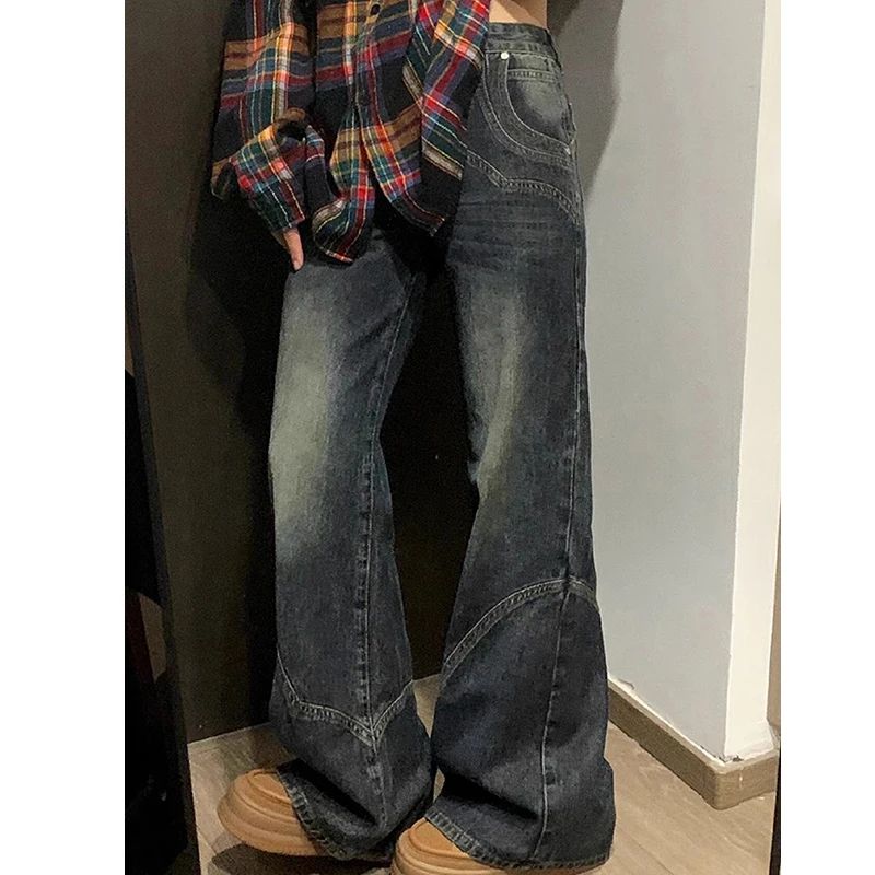 Y2K Spicy Girl Wide Leg High Waist Jeans