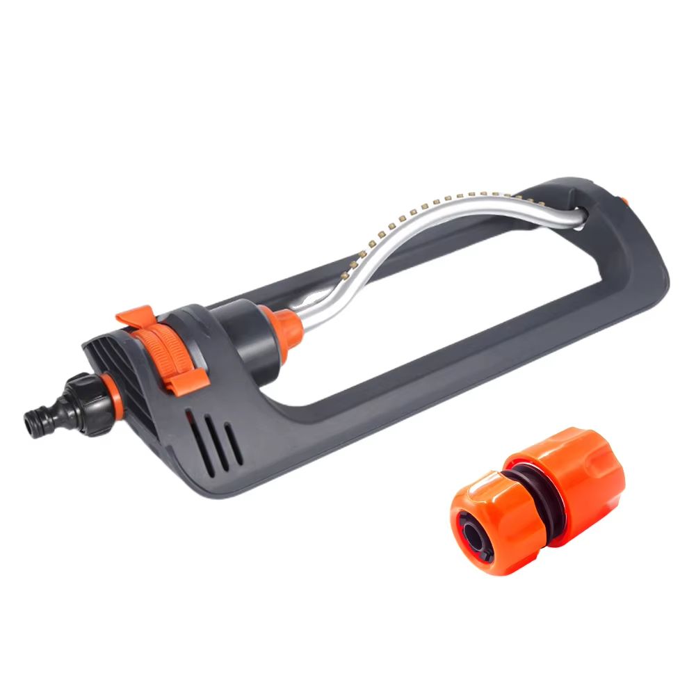 Oscillating Swing Sprinkler – Rustproof Automatic Lawn Irrigation with 4 Spray Modes