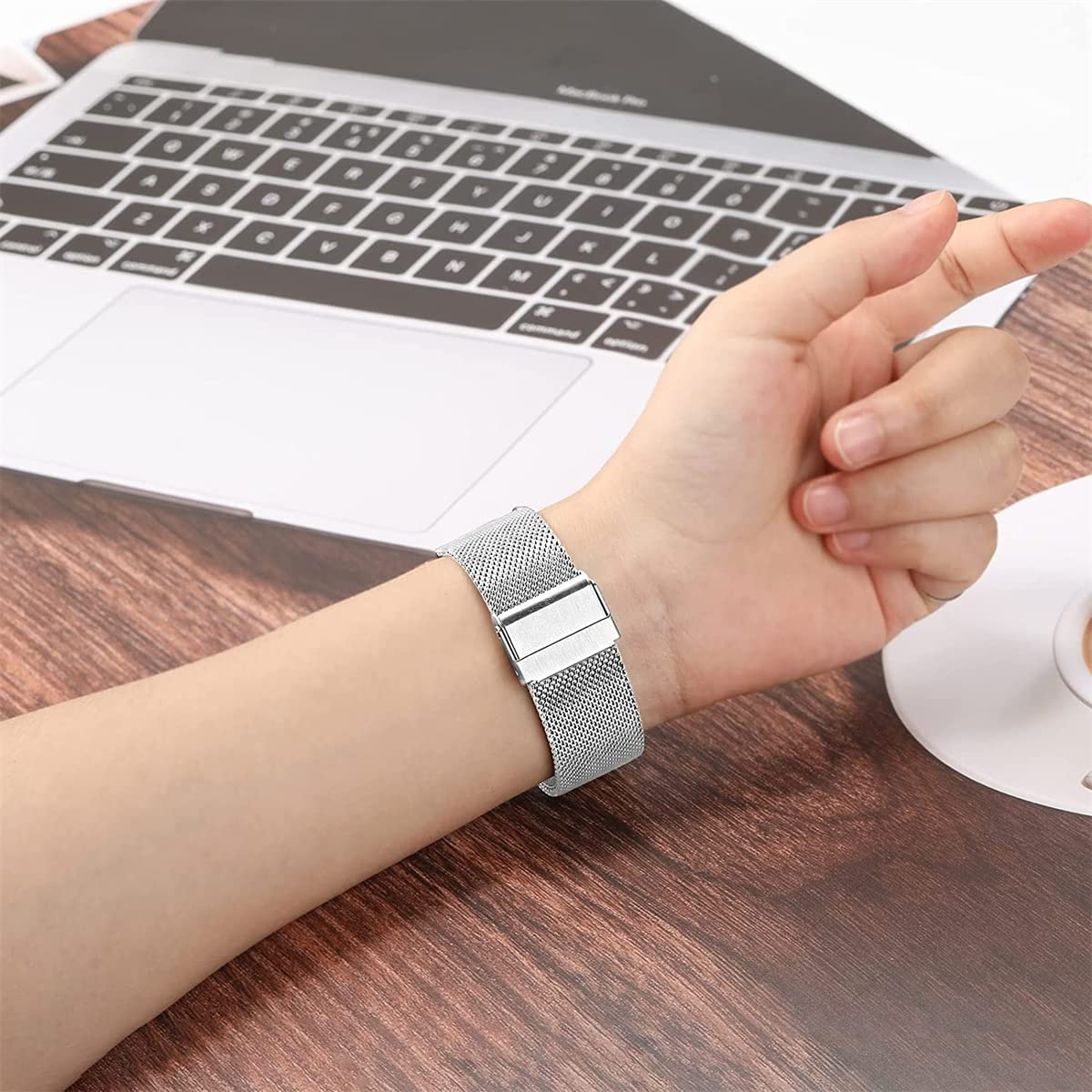 Universal Milanese Watch Band Quick Release Stainless Steel Mesh Strap